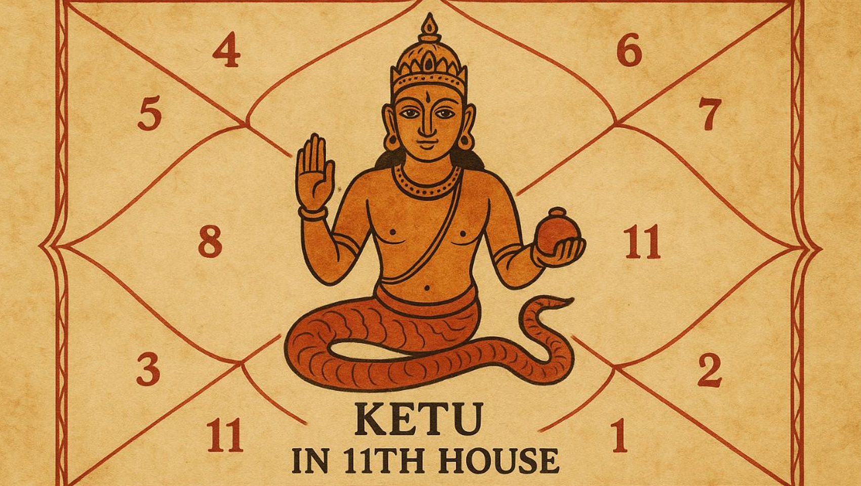 Ketu in 11th House: Path to Success and Friendships Astroauraa